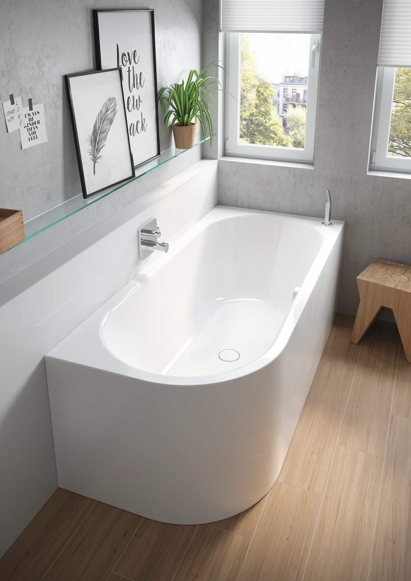 Raumwunder Eckbadewanne